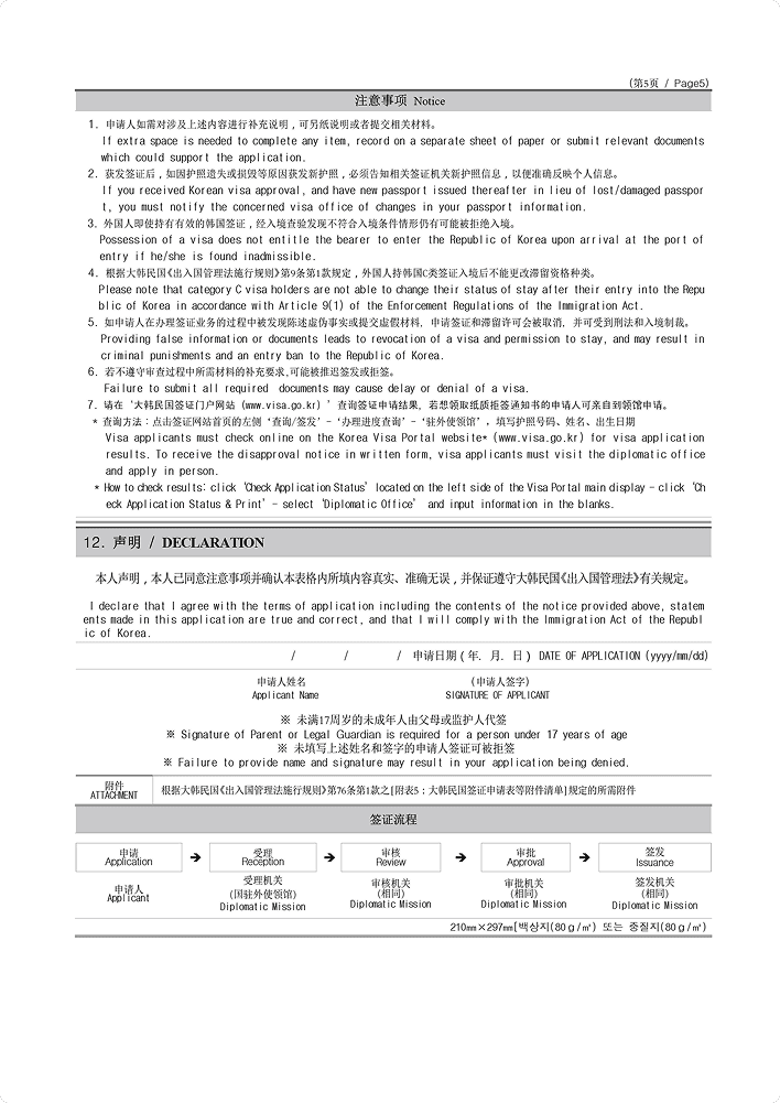 How to Fill Out a Visa Application Form - 4