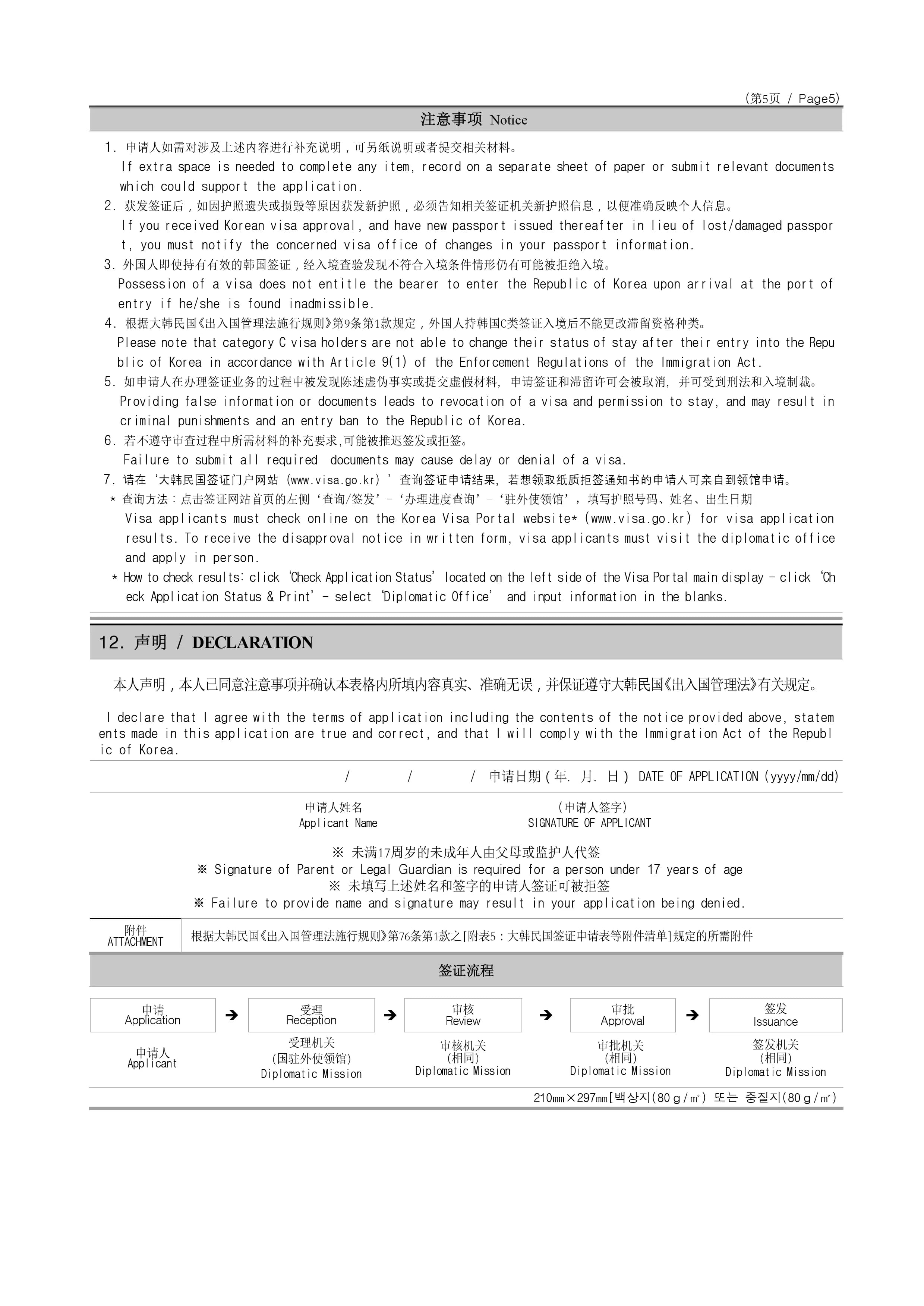 How to Fill Out a Visa Application Form - 4