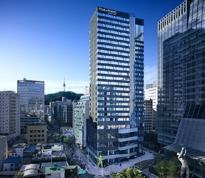 首尔明洞福朋喜来登朝鲜酒店포포인츠 바이 쉐라톤 조선 서울 명동