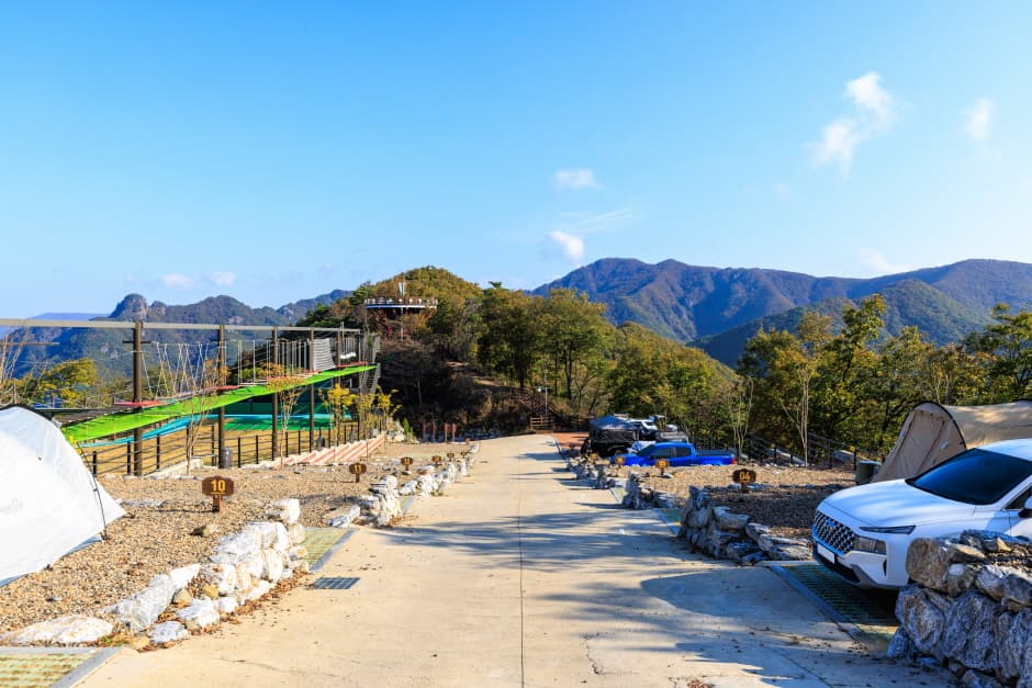 문경 단산 숲속 캠핑장