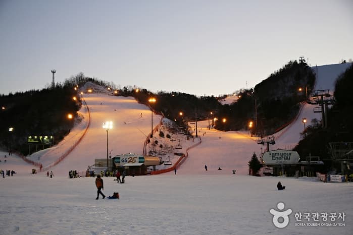 伊利希安江村滑雪场(엘리시안 강촌 스키장)