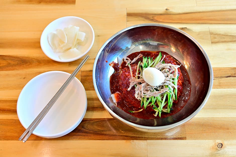 해운대가야밀면_상차림