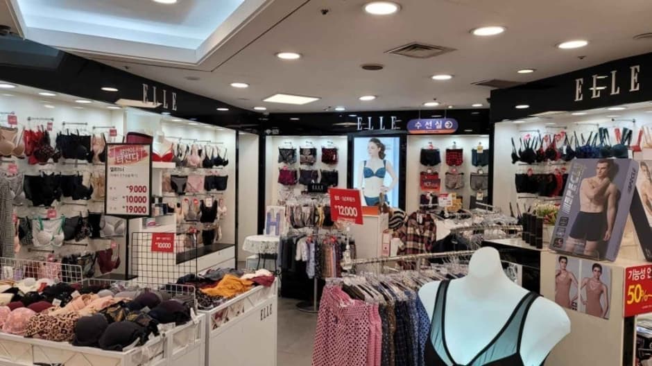 [事后免税店]ELLE内衣엘르이너웨어
