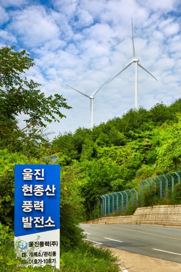 蔚珍悬钟山风力发电所（울진현종산풍력발전소）