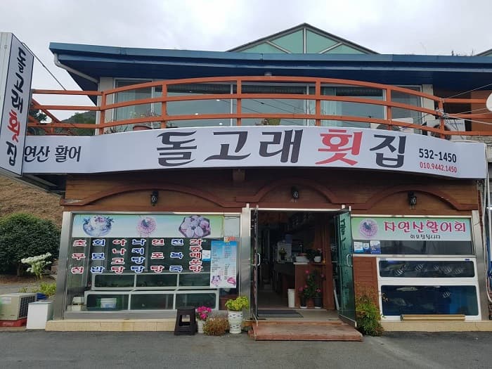 海豚鱼脍店 ( 돌고래횟집 )